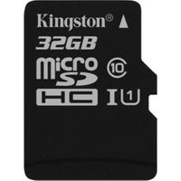 Kingston 32Gb Mıcrosdhc Canvas Select 80R Cl10 Uhs-I Card + Sd Adapter  Sdcs/32Gb
