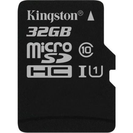 Kingston 32Gb Mıcrosdhc Canvas Select 80R Cl10 Uhs-I Card + Sd Adapter  Sdcs/32Gb