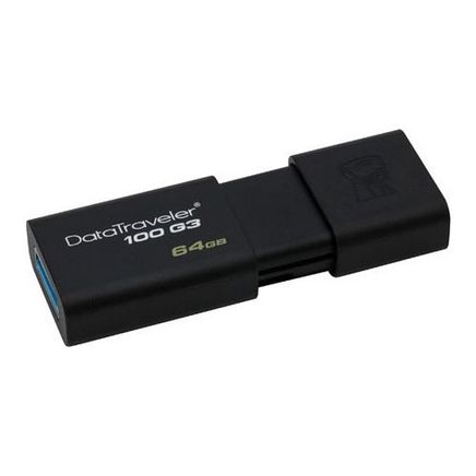 Kingston 64Gb Usb 3.0 Datatraveler (100Mb/S Okuma)  Dt100G3/64Gb