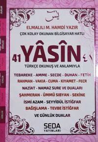 41 Yasin Çanta Boy Pembe Renkli Kod (188)