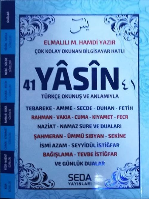 41 Yasin Çanta Boy Yeşil Renkli Kod (193)