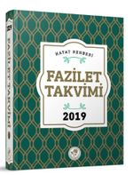 Fazilet Takvimi 2019 Yurtiçi 1. Bölge