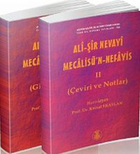 Ali Şir Nevayi: Mecalisü'n-Nefayis (2 Cilt Takım)