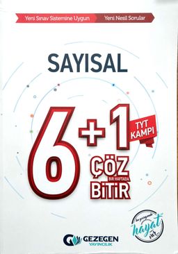 TYT Kampı Sayısal 6 Artı 1 Çöz Bir Haftada Bitir