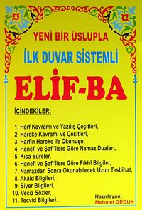 Yeni Bir Üslupla İlk Duvar Sistemli Elif-Ba (16,5x23,5)