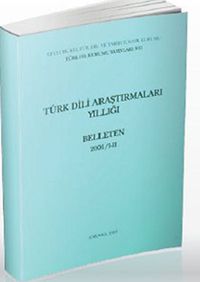 Türk Dili Araştırmaları Yıllığı Belleten 2001 / 1-2