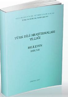 Türk Dili Araştırmaları Yıllığı Belleten 2001 / 1-2