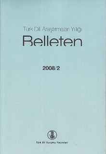 Türk Dili Araştırmaları Yıllığı Belleten 2008 / 2