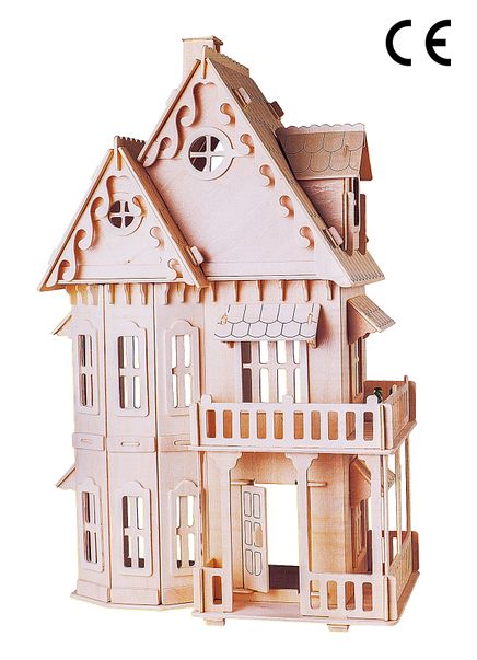 Montessori Ahşap Zeka Oyunları / w-Gothic House