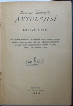 Fransız Edebiyatı Antolojisi (3 Cilt) (Kod:6-I-2)