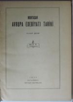 Muhtasar Avrupa Edebiyatı Tarihi (Kod:6-I-6)