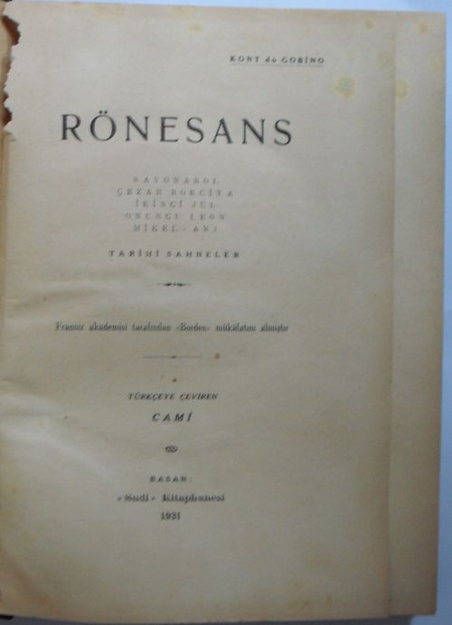 Rönesans (Kod:6-I-5)