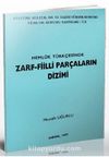 Memluk Türkçesinde Zarf-Fiilli Parçaların Dizimi