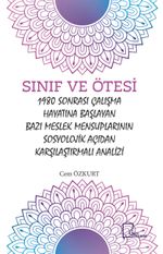 Sınıf ve Ötesi  1980 Sonrası Çalışma Hayatına  Başlayan Bazı Meslek Mensuplarının Sosyolojik Açıdan Karşılaştırmalı Analizi 