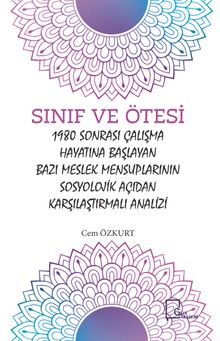Sınıf ve Ötesi  1980 Sonrası Çalışma Hayatına  Başlayan Bazı Meslek Mensuplarının Sosyolojik Açıdan Karşılaştırmalı Analizi 
