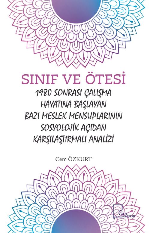 Sınıf ve Ötesi  1980 Sonrası Çalışma Hayatına  Başlayan Bazı Meslek Mensuplarının Sosyolojik Açıdan Karşılaştırmalı Analizi 