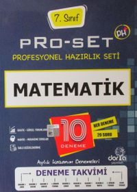 7. Sınıf Pro-Set Matematik Denemeleri 10 Deneme
