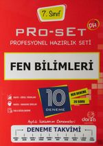 7. Sınıf Pro-Set Fen Bilimleri Denemeleri 10 Deneme