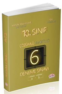 10. Sınıf Çözümlü 6 Deneme (3+3) Sınavı