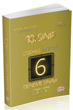10. Sınıf Çözümlü 6 Deneme (3+3) Sınavı