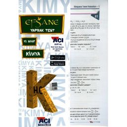 10. Sınıf Kimya Çek Kopar Yaprak Test