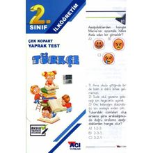 2. Sınıf Türkçe Çek Kopart Yaprak Test