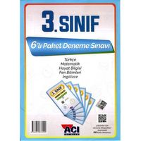 3. Sınıf 6 lı Paket Deneme Sınavı