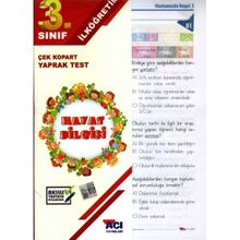 3. Sınıf Hayat Bilgisi Çek Kopart Yaprak Test