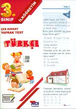 3. Sınıf Türkçe Çek Kopart Yaprak Test