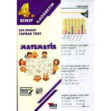 4. Sınıf Matematik Çek Kopart Yaprak Test