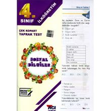 4. Sınıf Sosyal Bilgiler Çek Kopart Yaprak Test