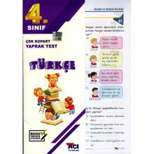  4. Sınıf Türkçe Çek Kopart Yaprak Test