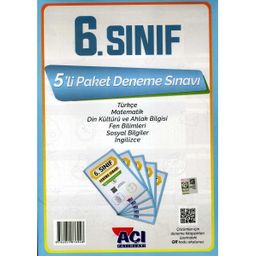 6. Sınıf 5 li Paket Deneme Sınavı