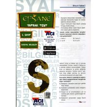 6. Sınıf Sosyal Bilgiler Çek Kopart Yaprak Test