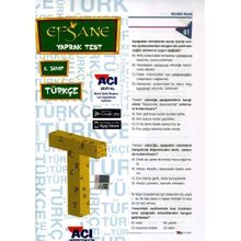 6. Sınıf Türkçe Çek Kopart Yaprak Test