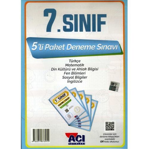7. Sınıf 5 li Paket Deneme Sınavı