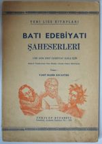 Yeni Lise Kitapları / Batı Edebiyatı Şaheserleri (Kod:6-I-14)