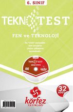 6. Sınıf Fen ve Teknoloji Tekno Test Çözüm (Dvd'li)