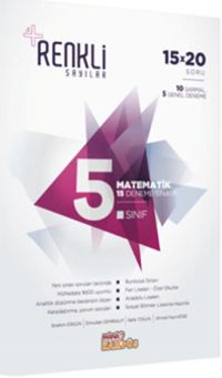 5. Sınıf Matematik 15 Deneme Sınavı - Renkli Sayılar