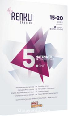 5. Sınıf Matematik 15 Deneme Sınavı - Renkli Sayılar - Kolektif