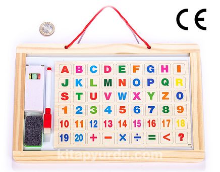Montessori Ahşap Zeka Oyunları / w-Magnetic Board 