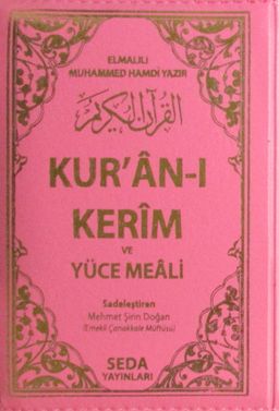 Bilgisayar Hatlı Çok Kolay Okunuşlu Kur'an-ı Kerim Ve Yüce Meali Cep Boy fermuarlı