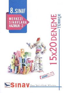 8.Sınıf Türkçe Merkezi Sınavlara Hazırlık -2  15x20 Deneme