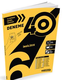 6. Sınıf İngilizce 40’lı Deneme