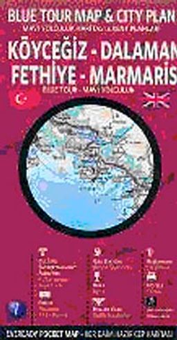 Köyceğiz-Dalaman Fethiye-Marmaris Cep Haritası