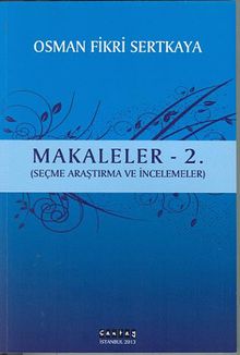 Makaleler -2 & (Seçme Araştırma ve İncelemeler)