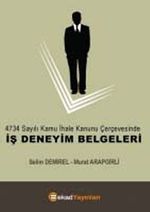 İş Deneyim Belgeleri : 4734 Sayılı Kamu İhale Kanunu Çerçevesinde