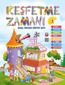 Keşfetme Zamanı Okul Öncesi Eğitim Seti (5-6 Yaş) (8 Kitap)