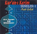 Kur'an-ı Kerimden Sureler 1 (Compact Disk)