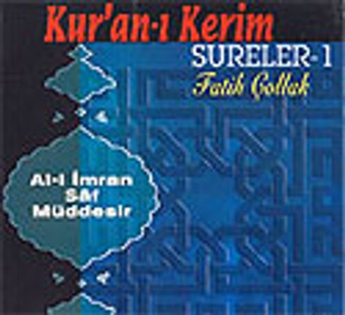 Kur'an-ı Kerimden Sureler 1 (Compact Disk)